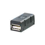 USB connector, IP67 with housing, Connection 1: USB A, Connection 2: USB A Weidmuller