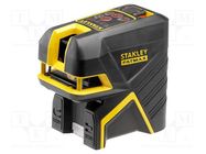 Laser level; Meas.accur: ±3mm @ 0÷10m; 15m; Laser class: 2; IP54 STANLEY