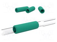 Holder; for  soldering iron; 4pcs; ESD; Ø: 12.7mm; L: 43mm; green JBC TOOLS