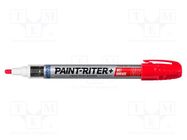 Marker: with liquid paint; red; PAINTRITER+ WP; Tip: round MARKAL