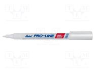 Marker: with liquid paint; white; 1.5mm; PAINTRITER PROLINE FINE MARKAL