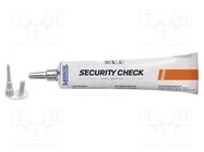 Paint; orange; SECURITY CHECK ORIGINAL; 20÷70°C MARKAL