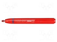 Marker: permanent; red; Dura-Ink 20; Tip: round MARKAL