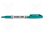 Marker: permanent marker; green; 2mm; Dura-Ink 15; Tip: round MARKAL