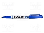 Marker: permanent marker; blue; 2mm; Dura-Ink 15; Tip: round MARKAL