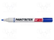 Marker: with liquid paint; blue; PAINTRITER SL100; Tip: round MARKAL