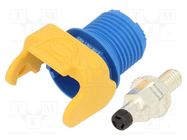 Socket; DC supply; Han® S,Han® S 120; male; PIN: 1; swivel; screw HARTING