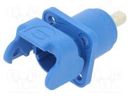 Socket; DC supply; Han® S,Han® S 120; male; PIN: 1; swivel; screw HARTING