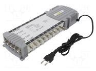 Silver,grey; 950Hz÷2.15GHz; Input: F socket x5; Out: F socket x16 Goobay