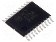 IC: digital; octal,D flip-flop; Ch: 8; CMOS,TTL; HCT; SMD; TSSOP20WB ONSEMI