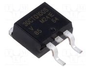 Diode: Schottky rectifying; SMD; 100V; 15Ax2; D2PAK; tube VISHAY