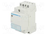 Contactor: 4-pole installation; 25A; 230VAC; NC x4; -10÷50°C HAGER