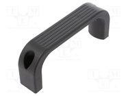 Holder; polyamide; black; H: 50mm; L: 133mm; W: 26mm; handle 