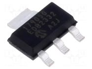 IC: voltage regulator; LDO,linear,fixed; 5V; 0.07A; SOT223-3; SMD MICROCHIP TECHNOLOGY