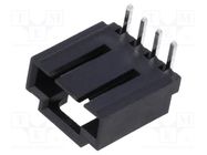 Socket; wire-board; male; SL; 2.54mm; PIN: 4; THT; angled 90° MOLEX