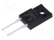 Diode: rectifying; THT; 600V; 20A; tube; Ifsm: 200A; TO220FPAC; 55ns STMicroelectronics