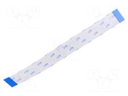 FFC tape; Cores: 24; Tape ph: 0.5mm; L: 127mm; 500mA; 60V; FFC5-TIN GCT