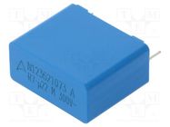 Capacitor: polypropylene; Y2; 220nF; 26.5x22x12mm; THT; ±20%; bulk EPCOS