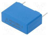 Capacitor: polypropylene; 0.1uF; THT; ±10%; 15mm; 760VDC; 330VAC EPCOS