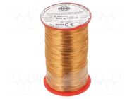 Coil wire; single coated enamelled; 0.5mm; 0.5kg; -65÷180°C INDEL