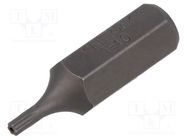 Screwdriver bit; Torx® with protection; T10H; Overall len: 36mm 