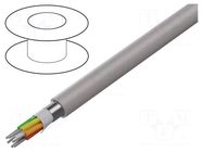 Wire; EcoCable Mini; 6x28AWG; shielded,Al-PET foil; MPPE; 300V ALPHA WIRE