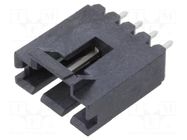 Connector: wire-board; socket; male; PIN: 4; AMPMODU MTE; straight TE Connectivity
