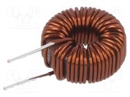 Inductor: wire; THT; 67uH; 2A; 67.8mΩ; -40÷120°C KEMET
