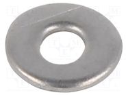 Washer; round; M2,5; D=8mm; h=0.8mm; A2 stainless steel; DIN 9021 