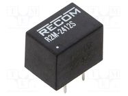 Converter: DC/DC; 2W; Uin: 9÷36V; Uout: 12VDC; Iout: 167mA; SIP8; R2M RECOM