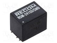 Converter: DC/DC; 5W; Uin: 9÷36V; Uout: 15VDC; Uout2: 15VDC; SMT; R5M RECOM