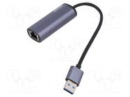 USB to Fast Ethernet adapter; USB 3.1; 10/100/1000Mbps; PnP SAVIO