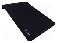 Pad; black; mouse; 900x400x3mm; PRECISION CONTROL SAVIO