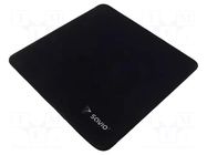 Pad; black; mouse; 250x250x2mm; PRECISION CONTROL SAVIO