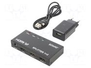 Splitter; Support: 3D,Dolby-True HD,DTS-HD,Full HD 1080p,LPCM SAVIO