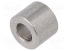Spacer sleeve; 8mm; cylindrical; stainless steel; Out.diam: 10mm DREMEC