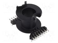 Coil former: with pins; vertical; GFR; No.of term: 16 EPCOS