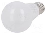 LED lamp; warm white; E27; 220/240VAC; 806lm; P: 8.5W; 200°; 3000K V-TAC