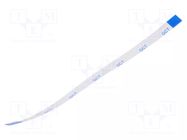 FFC tape; Cores: 8; Tape ph: 0.5mm; L: 101mm; 500mA; 60V; FFC5-TIN GCT