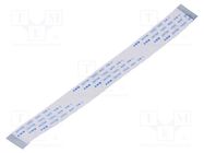 FFC tape; Cores: 30; Tape ph: 0.5mm; contacts on the same side GCT