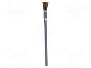 Tool: brush; horse hair; L: 150mm; for precision work; 5pcs. MG CHEMICALS