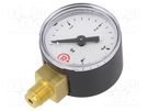 Manometer; 0÷4bar; 40mm; non-aggressive liquids,inert gases PNEUMAT