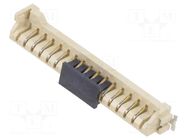 Connector: card edge; PIN: 17; CLIPZIN; SMT; on PCBs; 2.54mm EDAC