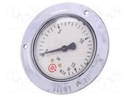 Manometer; 0÷16bar; G 1/4",rear connection; 63mm; Temp: -20÷60°C PNEUMAT