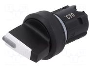 Switch: rotary; 22mm; Stabl.pos: 1; black; depending on the holder SIEMENS