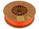 Filament: ASA; 1.75mm; orange; 220÷250°C; 700g ROSA 3D