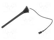 Antenna; car top,automotive; 175mm; AM,FM; VW; with amplifier 4CARMEDIA