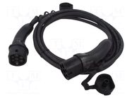 Cable: eMobility; 1x0.5mm2,5x6mm2; 480V; 22kW; IP54; three-phase AMPHENOL