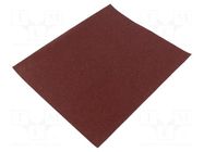 Cleaning cloth: sandpaper; Granularity: 60; 230x280mm; 6s. PG PROFESSIONAL