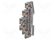 Splice terminal: rail; 0.14÷4mm2; ways: 3; terminals: 5; push-in PHOENIX CONTACT